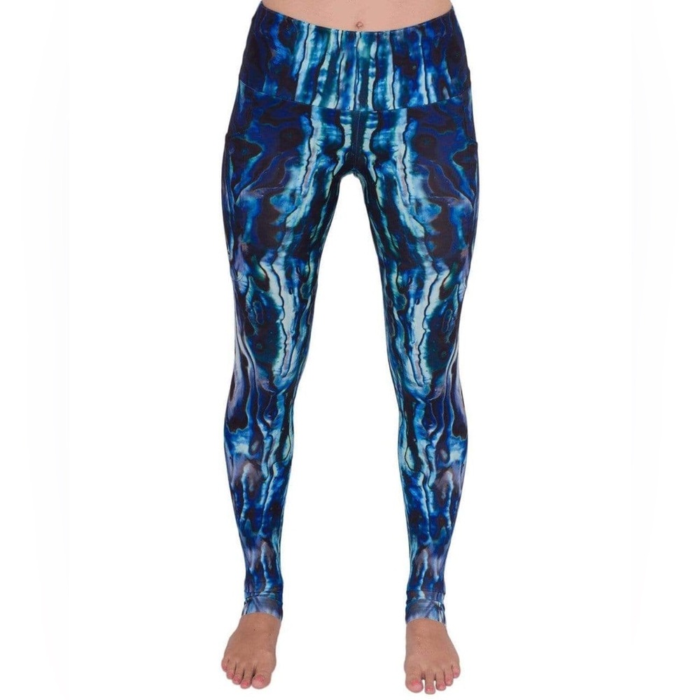 Women's Waterlust Abalone Restoration Leggings, M, VGUC